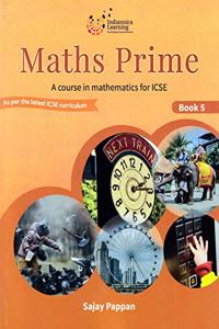 ICSE Maths Prime Book - 5