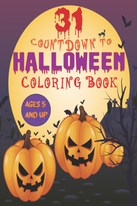 31 Countdown to Halloween Coloring Book