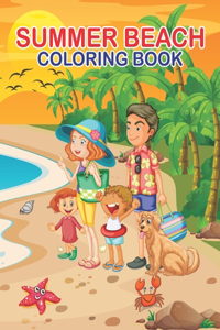 Summer Beach Coloring Book