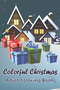 Colorful Christmas Adult Coloring Book