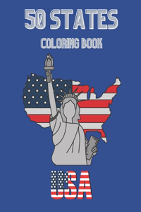 50 States Coloring Book