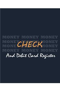 Check And Debit Card Register