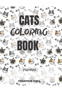 Cats Coloring Book For Kids