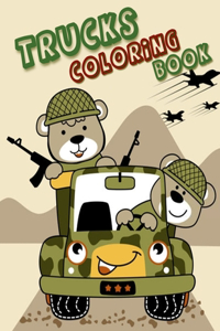 Truck Coloring Book