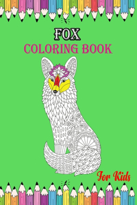 Fox Coloring Book For Kids