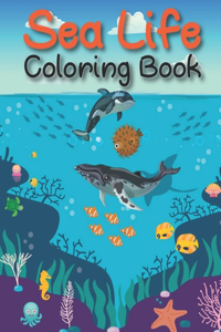 Sea Life Coloring Book