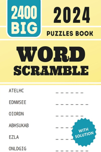 2024 Word Scramble Puzzles Book