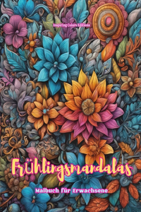 Frühlingsmandalas Malbuch für Erwachsene Anti-Stress-Motive zur Förderung der Kreativität