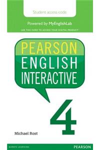 Pearson English Interactive 4 (Access Code Card)