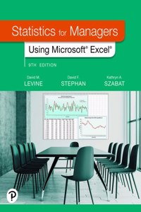 Study Guide and Solutions Manual for Statistics for Managers Using Microsoft Excel
