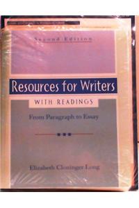 Res for Writers W/Rdg& Study Card& Thinkg Pkg