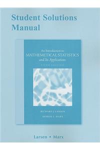 Student Solutions Manual for Introduction to Mathematical Statistics and Its Applications