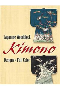 Japanese Woodblock Kimono Designs in Full Color