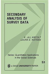 Secondary Analysis of Survey Data