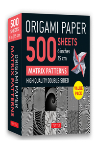 Origami Paper 500 sheets Matrix Patterns 6