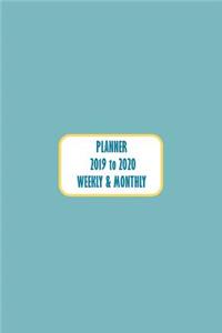 Academic Planner Daily 2019 to 2020