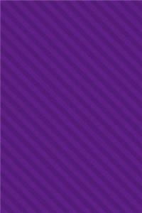 Purple Stripe Journal