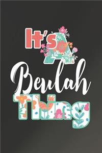 It's Beulah Thing