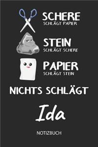 Nichts schlägt - Ida - Notizbuch