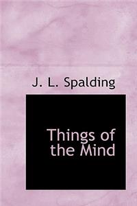 Things of the Mind