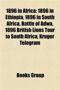 1896 in Africa