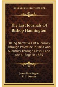 The Last Journals of Bishop Hannington