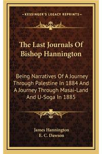 The Last Journals of Bishop Hannington