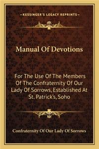 Manual of Devotions