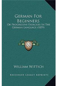 German For Beginners