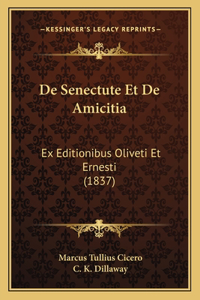 De Senectute Et De Amicitia