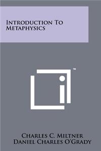 Introduction To Metaphysics