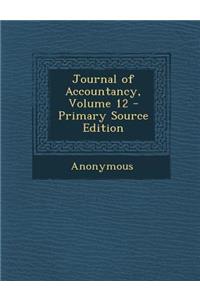 Journal of Accountancy, Volume 12