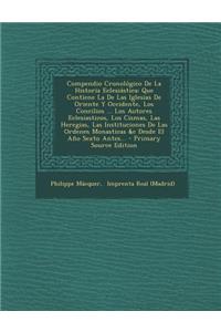 Compendio Cronológico De La Historia Eclesiástica