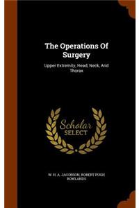 The Operations Of Surgery