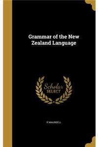 Grammar of the New Zealand Language