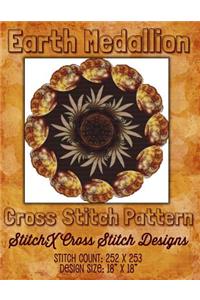 Earth Medallion Cross Stitch Pattern