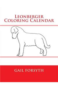 Leonberger Coloring Calendar