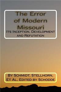 Error of Modern Missouri