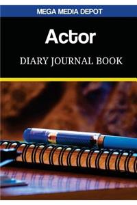 Actor Diary Journal Book