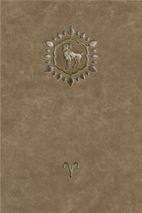 Monogram Aries Notebook