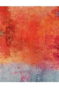 Abstract Sunset: Cornell Style Student Notebook