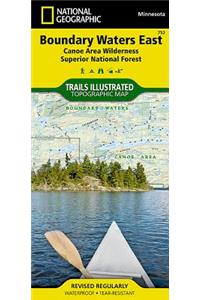 Boundary Waters East Map [Canoe Area Wilderness, Superior National Forest]