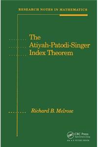 Atiyah-Patodi-Singer Index Theorem