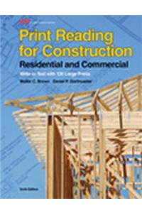 Print Reading for Construction: Residential and Commercial [With Paperback Book]