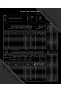 Matthew D. Publishing Basketball Score Sheet