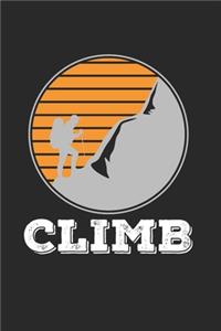 Klettern Bouldern Notizbuch