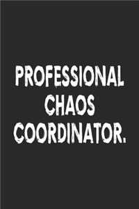 Professional Chaos Coordinator notebook / 6x9