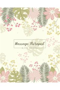 Massage Therapist Log Book