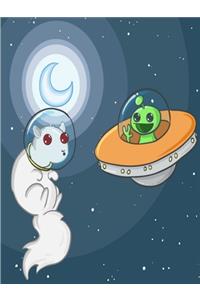 Squirrel In Space Notebook