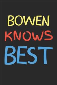 Bowen Knows Best